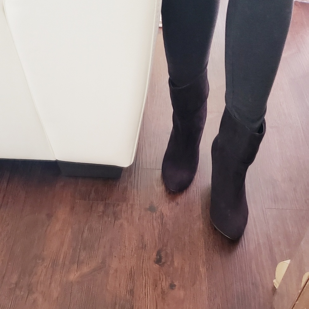 Express short suede boots